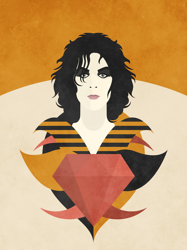 Syd Barrett ©Nico Murri - poster, stampa, fine art print, illustration