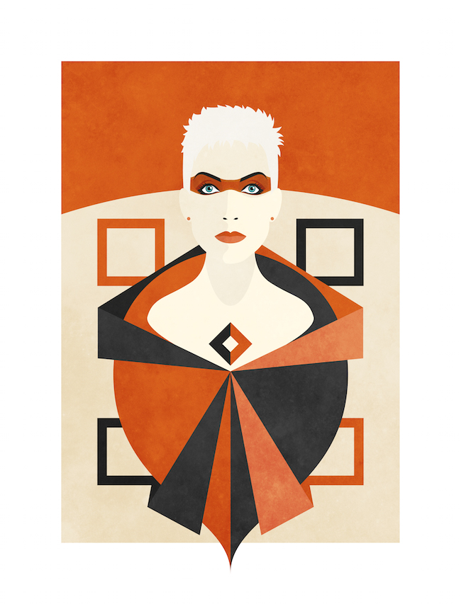 Annie Lennox ©Nico Murri - poster, print, illustration