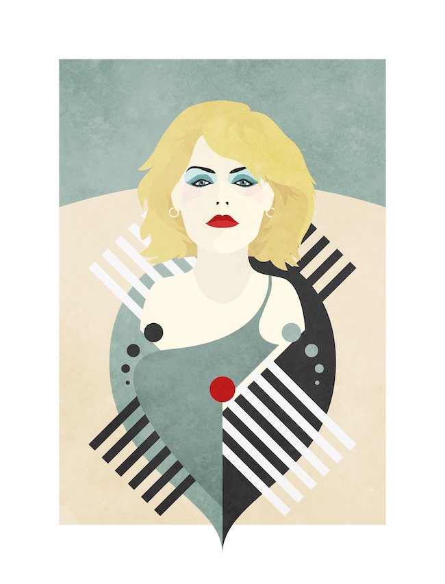 Debbie Harry (Blondie) ©Nico Murri - poster, print, illustration