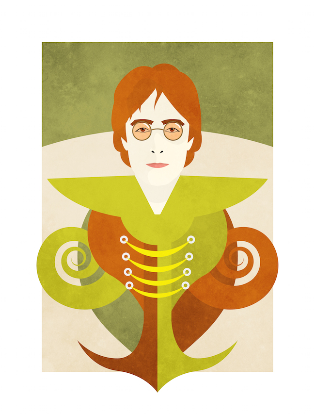 John Lennon ©Nico Murri - poster, print, illustration