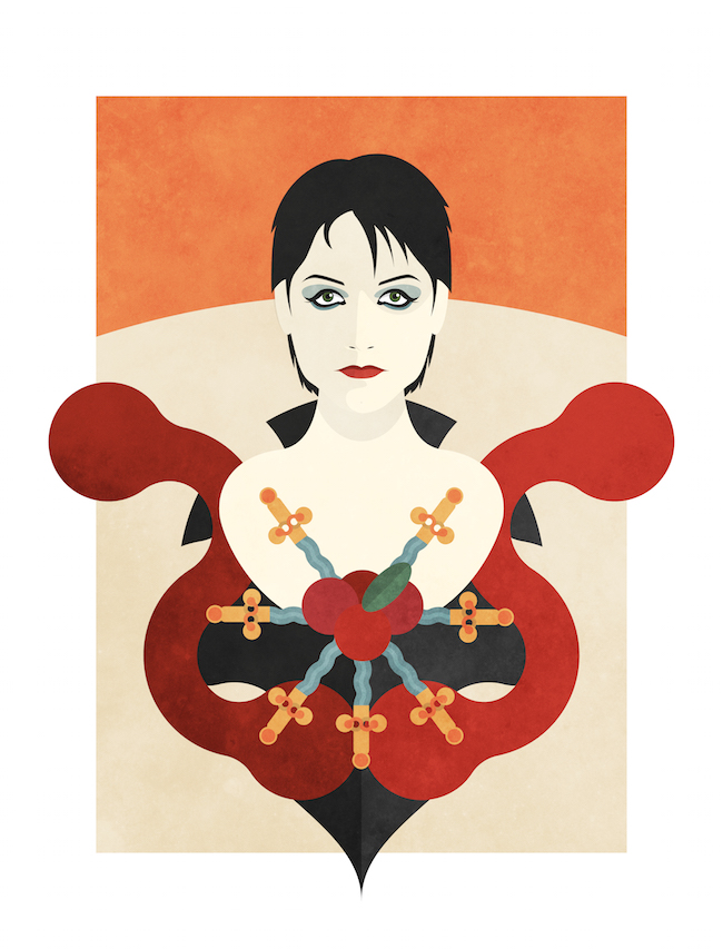 Dolores O'Riordan ©Nico Murri - poster, print, illustration