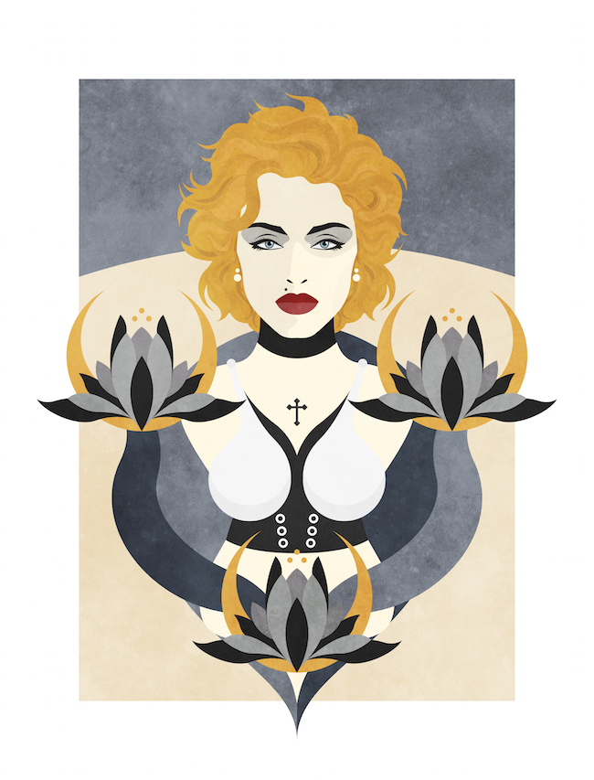 Madonna SE ©Nico Murri - poster, print, illustration
